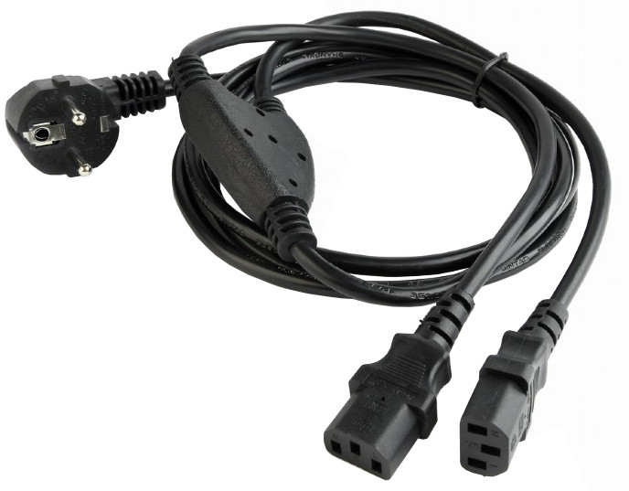 Gembird CABLEXPERT kabel napájecí rozdvojka Y 1,8m_2040493250