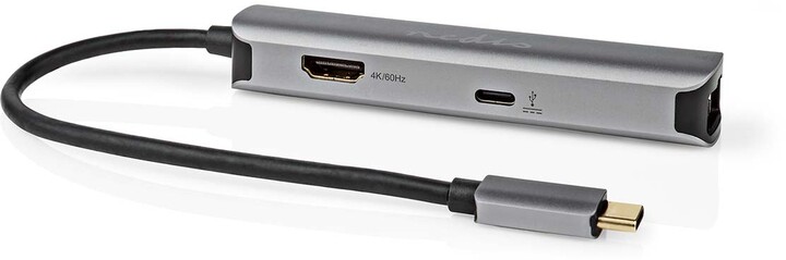 Nedis Multiportový adaptér USB-C, USB-A, USB-C, HDMI, RJ45_221483449