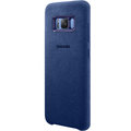 Samsung S8 Zadní kryt - kůže Alcantara, modrá_11860789