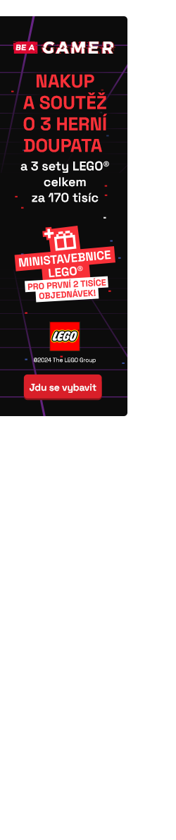 Be a Gamer válí. Nakup z obřího menu a soutěž o herní doupata + sety LEGO® celkem za 170 tisíc!