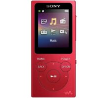 Sony NW-E394L, 8GB, červená Poukaz 200 Kč na nákup na Mall.cz + O2 TV HBO a Sport Pack na dva měsíce