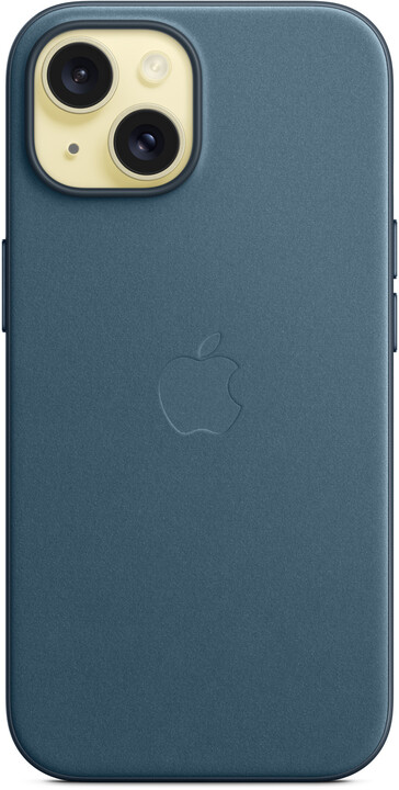 Apple kryt z tkaniny FineWoven s MagSafe na iPhone 15, tichomořsky modrá_1057401767