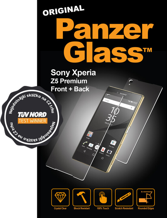 PanzerGlass ochranná sada obrazovky - křišťálově čistá pro Sony Xperia Z5 Premium_103642428