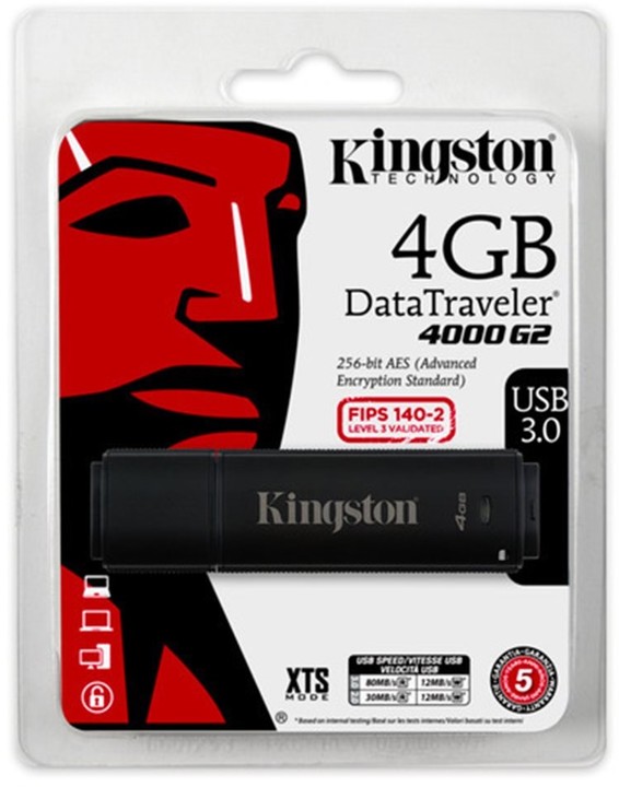 Kingston DataTraveler 4000 G2 4GB, level 3_910778688
