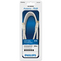 Philips kabel COAX typu Pal M-F, protiskluzová rukojeť, 3m, bílá_1559259033