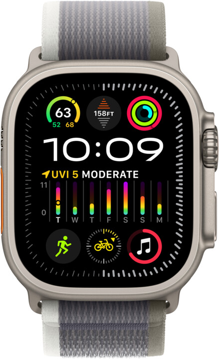 Apple Watch Ultra 2, Trail Loop, Green/Gray, S/M_413800472