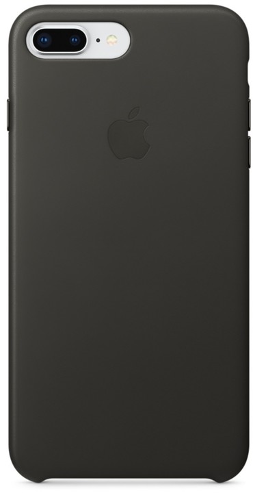 Apple kožený kryt na iPhone 8 Plus / 7 Plus, uhlově šedá_1774044308