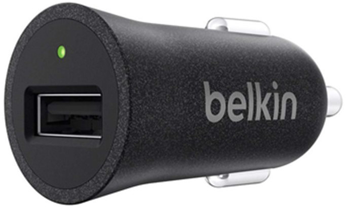 Belkin USB nabíječka MIXIT Metallic do autozásuvky 1x2.4A, černá_336137334