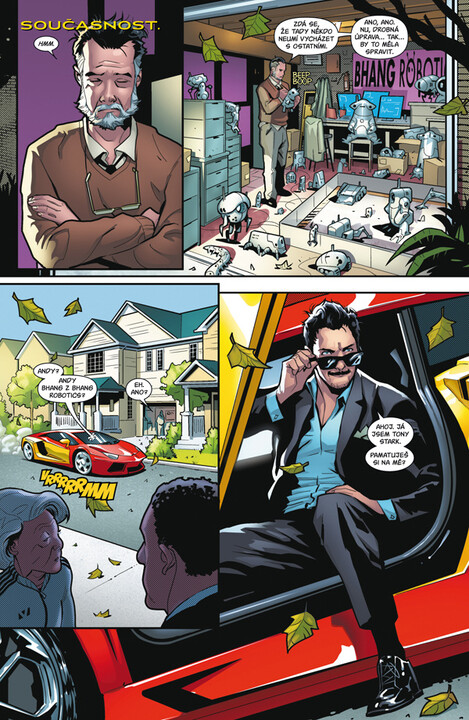 Komiks Tony Stark - Iron Man: Muž, který stvořil sám sebe, 1.díl, Marvel_946646175
