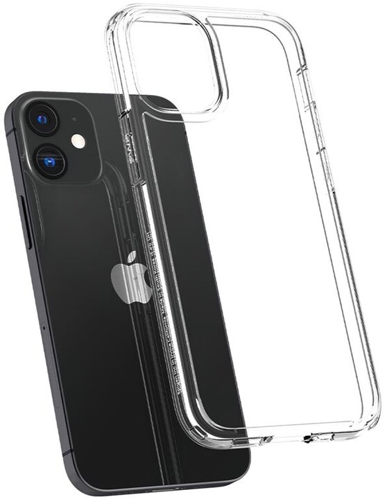 Spigen ochranný kryt Crystal Hybrid pro iPhone 12 mini, transparentní_21846345