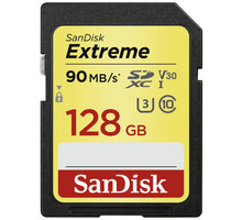 SanDisk SDXC Extreme 128GB 90MB/s UHS-I U3 V30_830363313