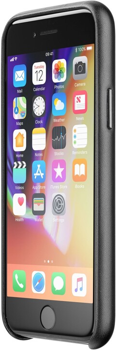 CellularLine ochranný kryt Elite pro Apple iPhone 6/7/8/SE (2020), PU kůže, černá