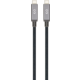 EPICO kabel Thunderbolt 3, opletený, 1m, černá