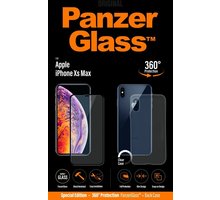 PanzerGlass Premium Bundle pro Apple iPhone XS Max, černé + pouzdro_703539170