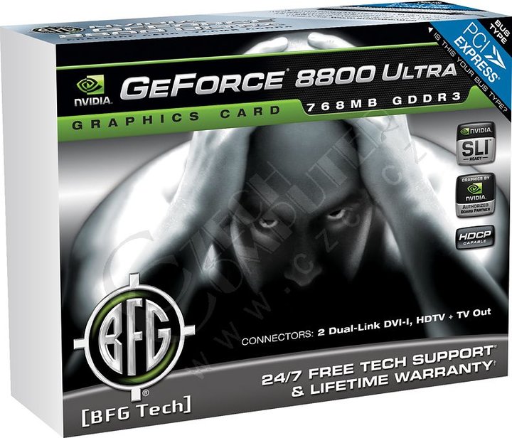 BFG GeForce 8800 Ultra 768MB, PCI-E_1714073321