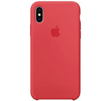 Apple silikonový kryt na iPhone X, malinově červená_174799689
