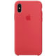 Apple silikonový kryt na iPhone X, malinově červená