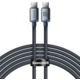 Baseus nabíjecí / datový kabel Crystal Shine Series USB-C - USB-C, 100W, 2m, černá