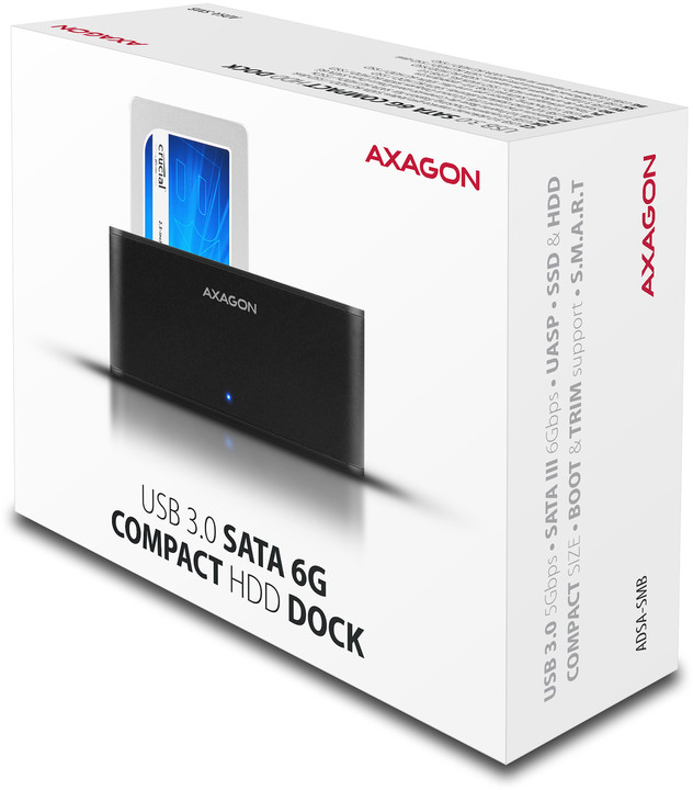 AXAGON USB3.0 - SATA 6G Compact, černý_1259631416