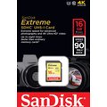 SanDisk SDHC Extreme 16GB 90MB/s UHS-I U3_892816428