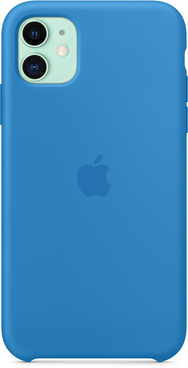Apple silikonový kryt pro iPhone 11, modrá_1460576122