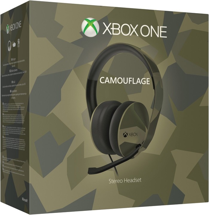 Xbox ONE Stereo Sluchátka Army_890573545