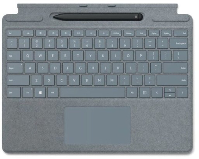 Microsoft klávesnice s perem pro Surface Pro X, ENG, platinová_154863022