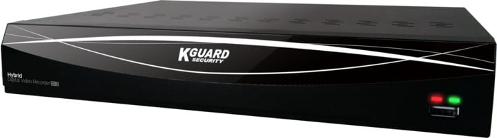 KGUARD HD481-WA713APK4 set, 4+2 (CCTV+IP) kanálový rekordér + 4x1M barevná venkovní kamera_1452917163