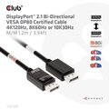 Club3D kabel DisplayPort 2.1 - DisplayPort 2.1, 4K@120Hz/8K@60Hz HDR, 1.2m, černá_1781436705