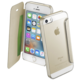 CellularLine Clear Book pouzdro typu kniha pro Apple iPhone 5/5S/SE, průhledné, zlaté