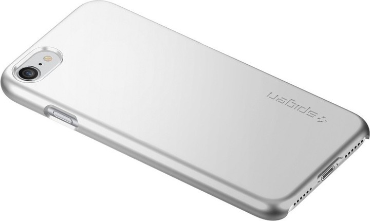 Spigen Thin Fit pro iPhone 7, satin silver_600925684