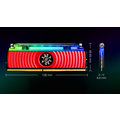 ADATA XPG SPECTRIX D80 16GB (2x8GB) DDR4 3200, červená_822139528