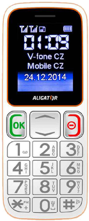 Aligator A320 Senior, bílá/oranžová_2122380057