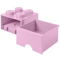 Úložný box LEGO, s šuplíkem, malý (4), světle růžová_299322405