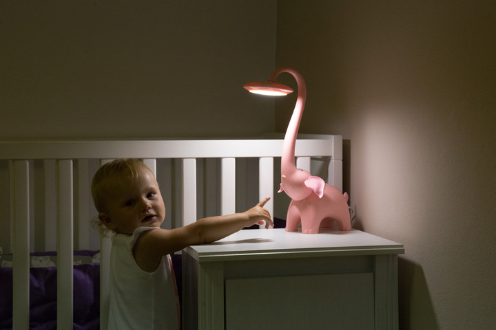 IMMAX LED stolní lampička slon růžový_559870232