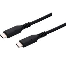 C-TECH kabel USB4.0 Type-C, M/M, 40Gbps, PD 100W, 0.5m, černá CB-USB4-05B