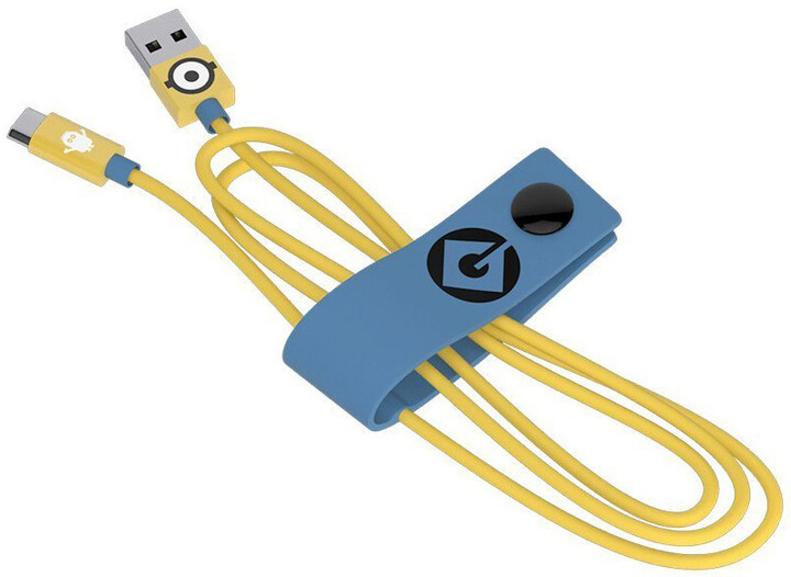 Tribe Minions Carl Micro USB kabel (120cm) - Žlutý_1494717360