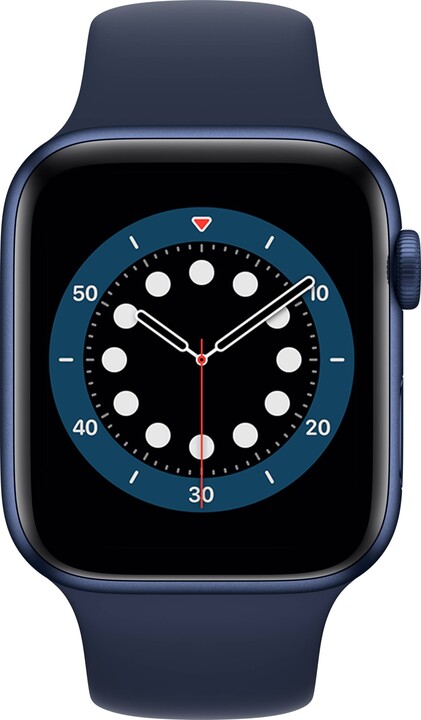 Apple Watch Series 6, 44mm, Blue, Deep Navy Sport Band_509749678