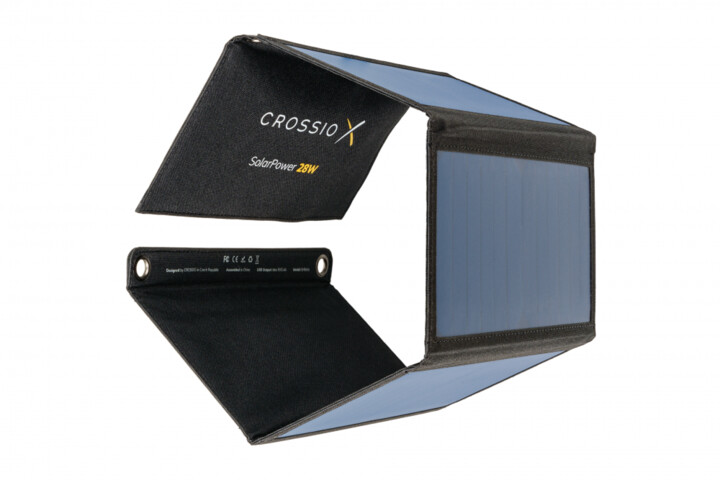 CROSSIO solární panel SolarPower 28W 3.0, 1x USB-A, 1x USB-C_1211202240