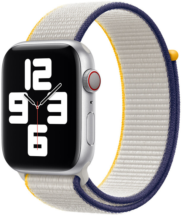 Apple řemínek pro Watch Series, provlékací, sportovní, 44mm, bílá_1326807371