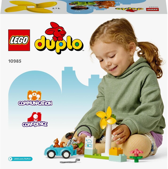 LEGO® DUPLO® 10985 Větrná turbína a elektromobil_990576532