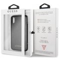 GUESS PU Leather Hard Case Iridescent pro iPhone Xs Max, černé_1016242233