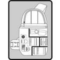 SUMDEX batoh na kameru/foto/příslušenství POC-484BK/ 29,2 x 44,5 x 17,1 cm/ nylon/ šedá_1071866309