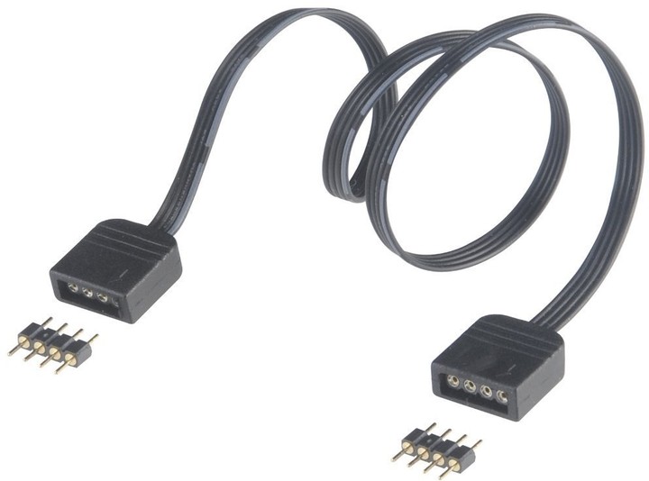 Akasa prodlužovací kabel pro LED pásek (AK-CBLD06-30BK), 30cm_153647409