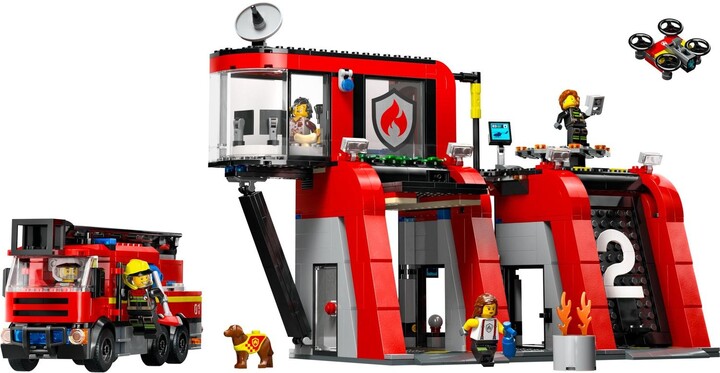 LEGO® City 60414 Hasičská stanice s hasičským vozem_2016345210