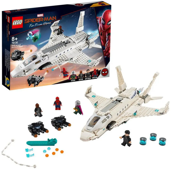 LEGO® Marvel Super Heroes 76130 Tryskáč Tonyho Starka a útok dronu_656405086