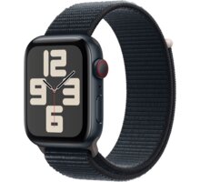 Apple Watch SE 2023, Cellular, 44mm, Midnight, Midnight Sport Loop MRHC3QC/A