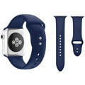 MAX silikonový řemínek pro Apple Watch 4/5, 44mm, modrá_1448039048