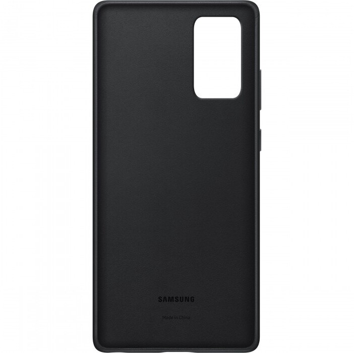 Samsung kožený kryt pro Samsung Galaxy Note20, černá_1201525870