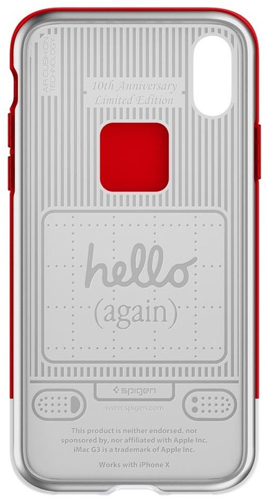 Spigen Classic C1 pro iPhone X, červená_363386972